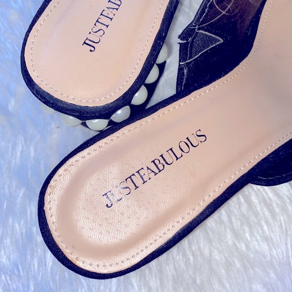 Black Mules by JustFab - Picture 3 of 5
